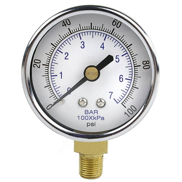 Hukai 1/8 NPT Air Pressure Gauge 0-200 PSI Back Rear Mount 63mm 2.5 Face 0-14kg/cm2 Hukai 1/8 NPT Air Pressure Gauge 0-200 PSI Back Rear Mount 63mm 2.5 Face 0-14kg/cm2